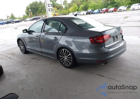 2017 Volkswagen Jetta 1.8T Sport z USA, uszkodzony, nr VIN 3VWD17AJ8HM297278